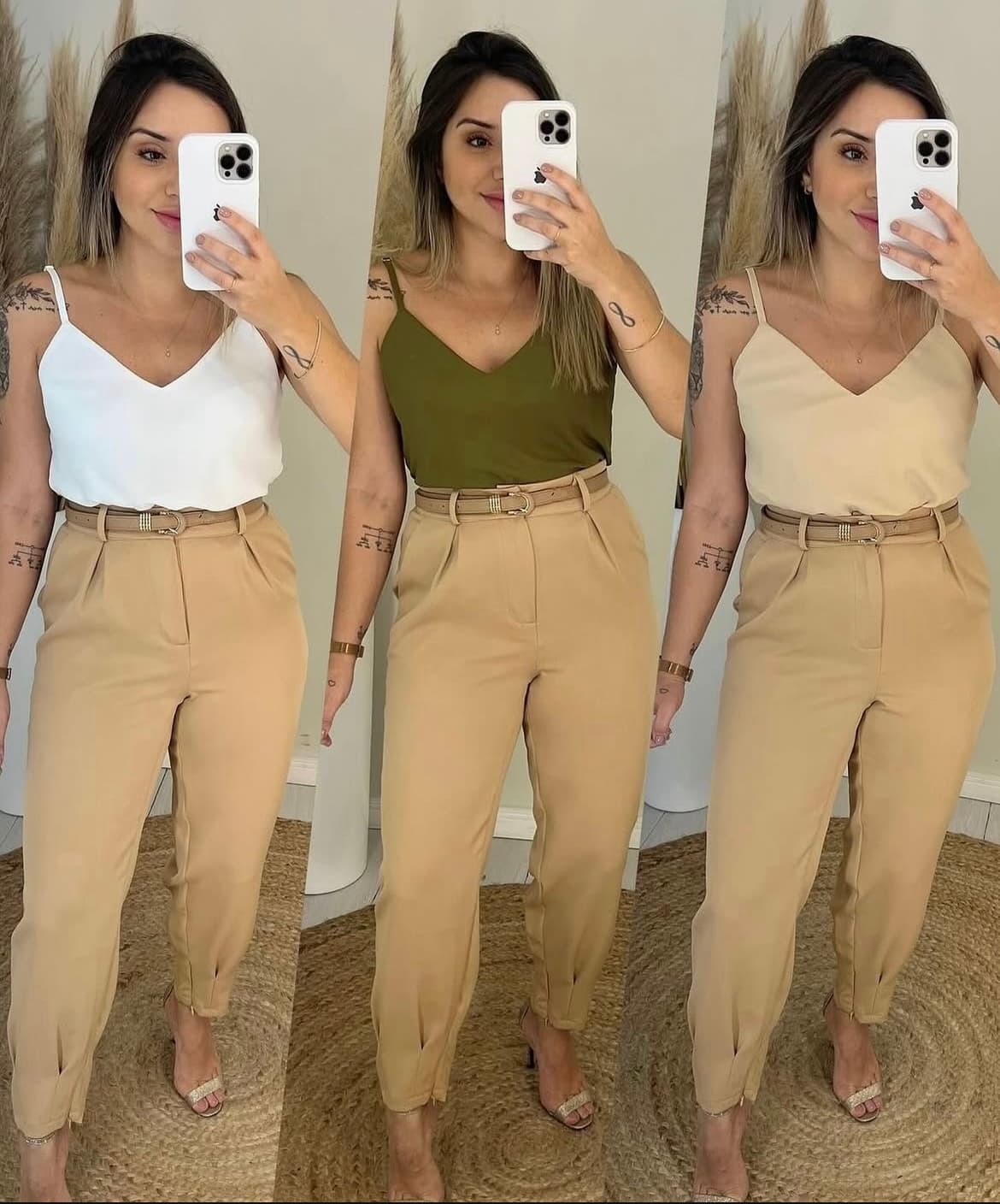 Calça cenoura