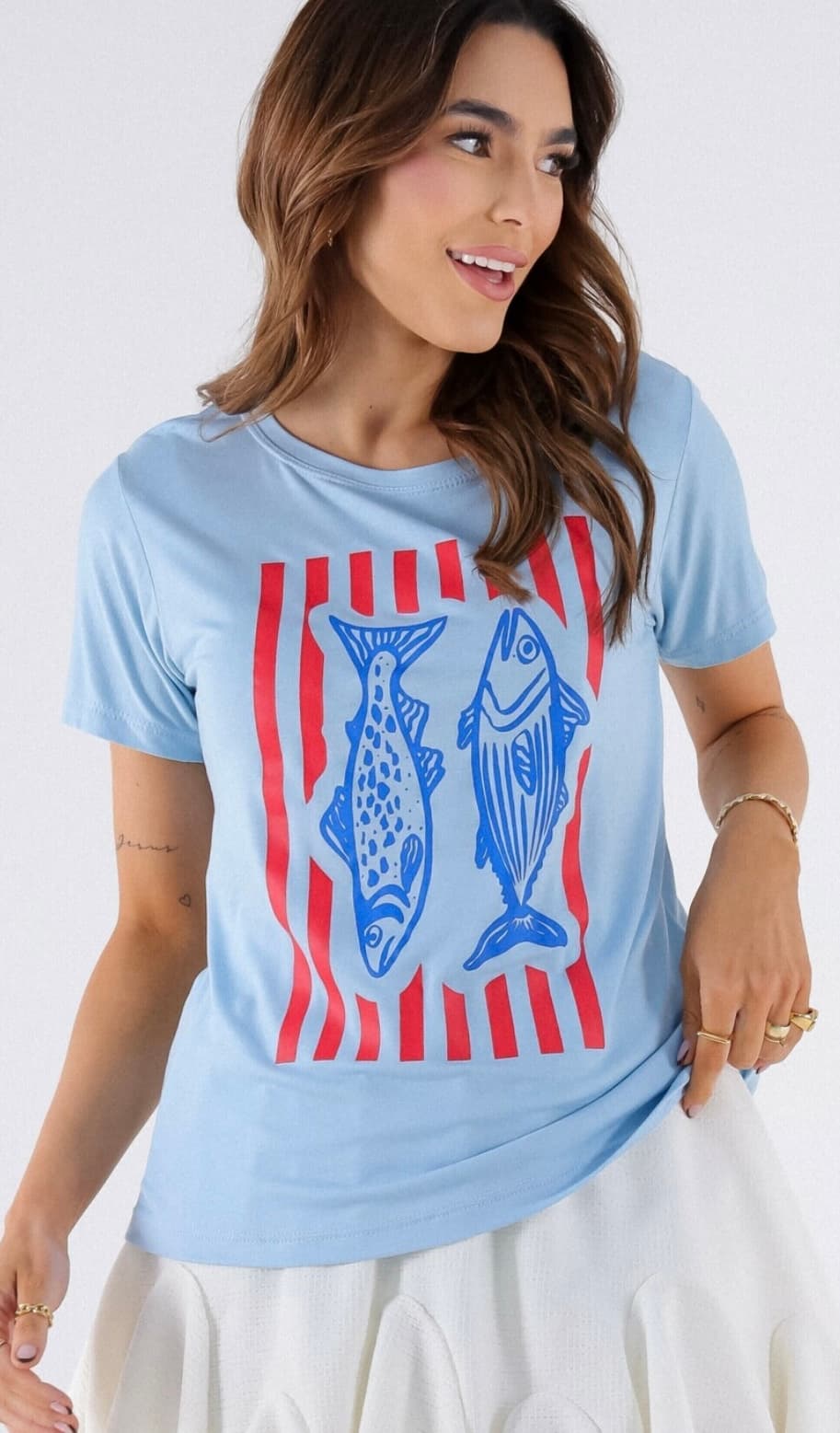 T-shirt Peixes
